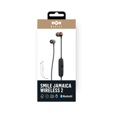 Naložite sliko v pregledovalnik galerije, House of Marley Smile Jamaica Wireless 2 brezžične ušesne slušalke - black
