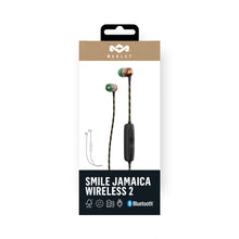 Naložite sliko v pregledovalnik galerije, House of Marley Smile Jamaica Wireless 2 brezžične ušesne slušalke - rasta
